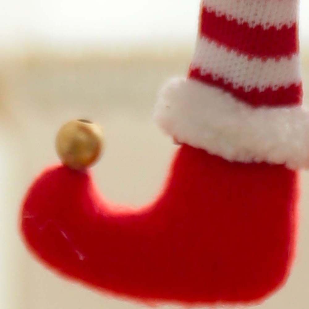 Phụ kiện trang trí cây thông giáng sinh hình búp bê yêu tinh đáng yêu