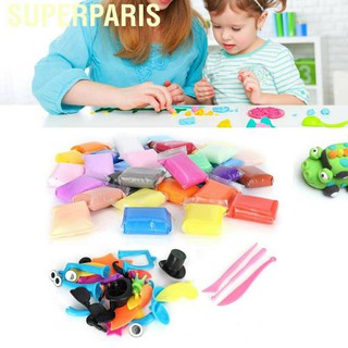 Đất set gói superclay đất sét nhẹ làm slime, hoa đất  sét, đất nặn..