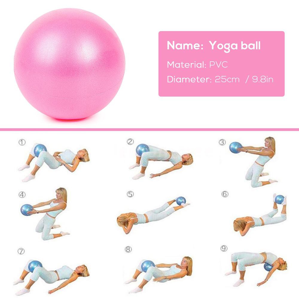 Set 2 Quả Bóng Hỗ Trợ Tập Yoga 25cm