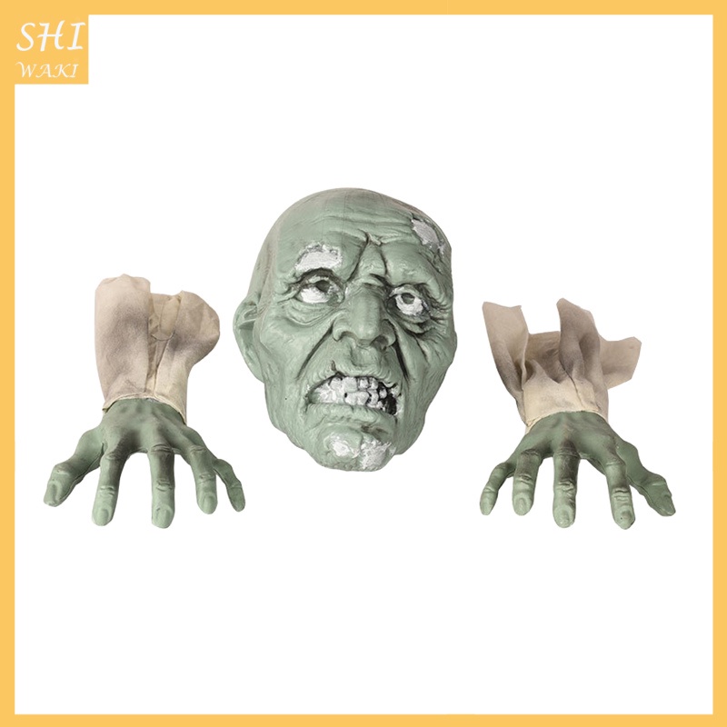 [In Stock]Horrible Lawn Zombie Decoration Garden Arms Ornament Realistic Spooky Statue