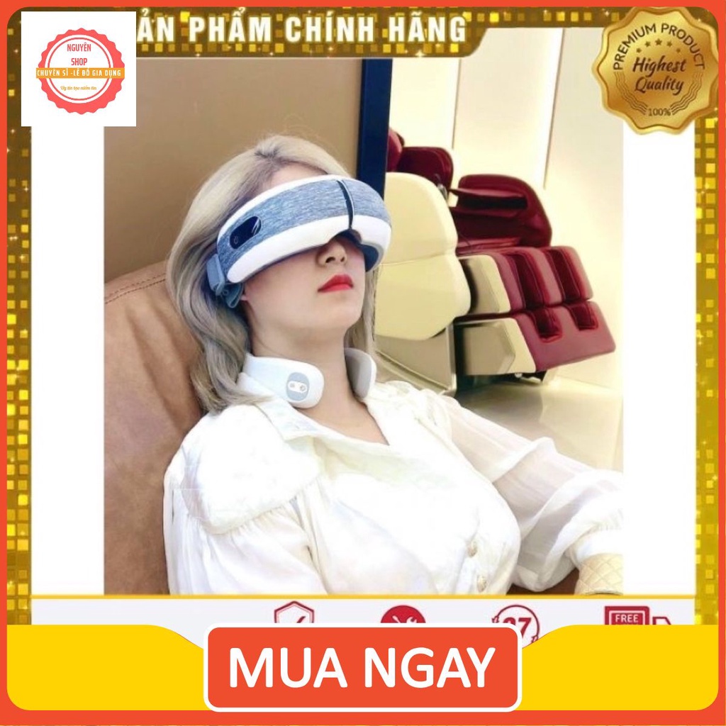 Máy Massage Mắt Azaki E191 Plus Hàng Chính Hãng [ĐIỀU TRỊ ĐAU MỎI, QUẦNG THÂM MẮT]