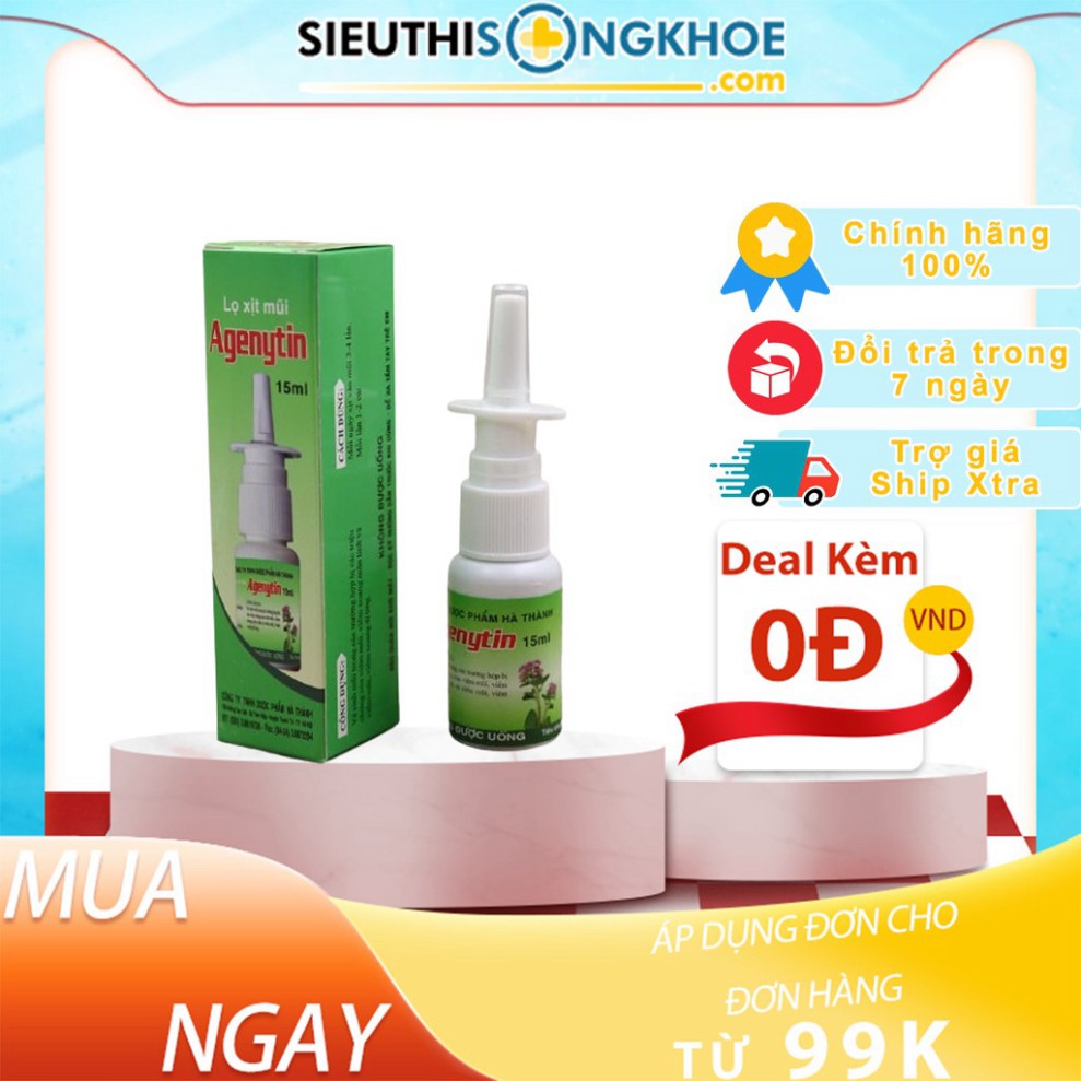 Xịt Mũi Agenytin 15ml