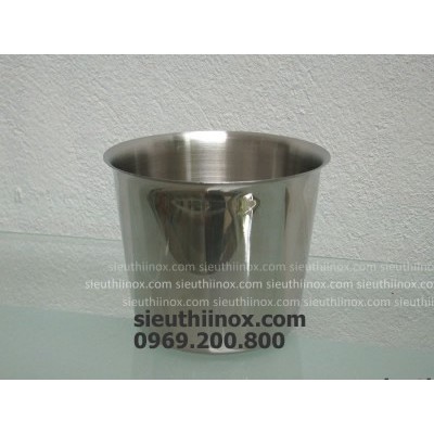 Ca inox không quai - Ly đá inox cỡ 7-8-9cm