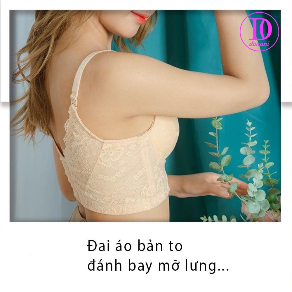 Áo lót Bra corset - Áo Ngực Định Hình Bản To Chống Hằn, Không Gọng, Giarm Mỡ Lưng, Nâng Ngực Hàng Cao Cấp