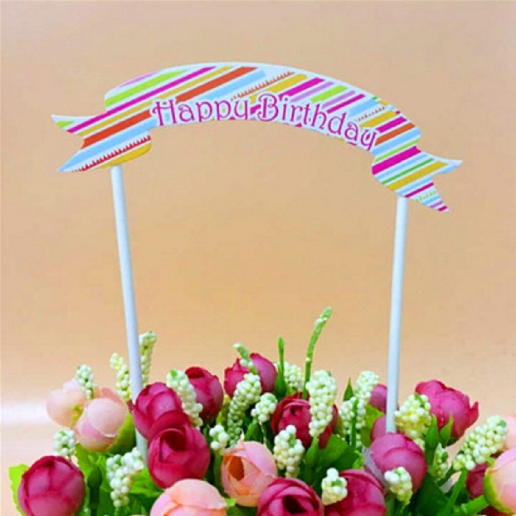 1 Set Que Cắm Trang Trí Bánh Sinh Nhật Cho Bé