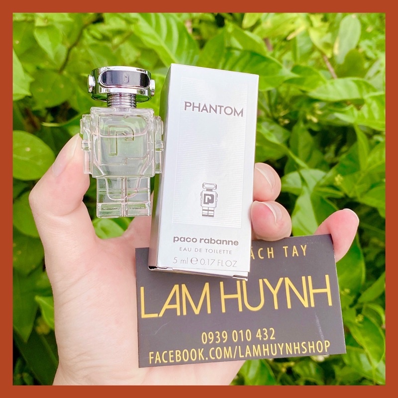 Nước hoa mini Nam PHANTOM PACO RABANNE 5ml