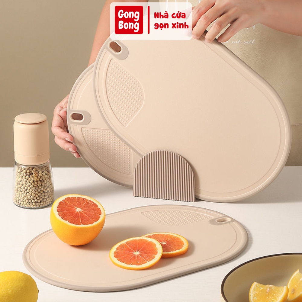 Thớt lúa mạch kháng khuẩn không nấm mốc nhà bếp đa năng phân loại thực phẩm