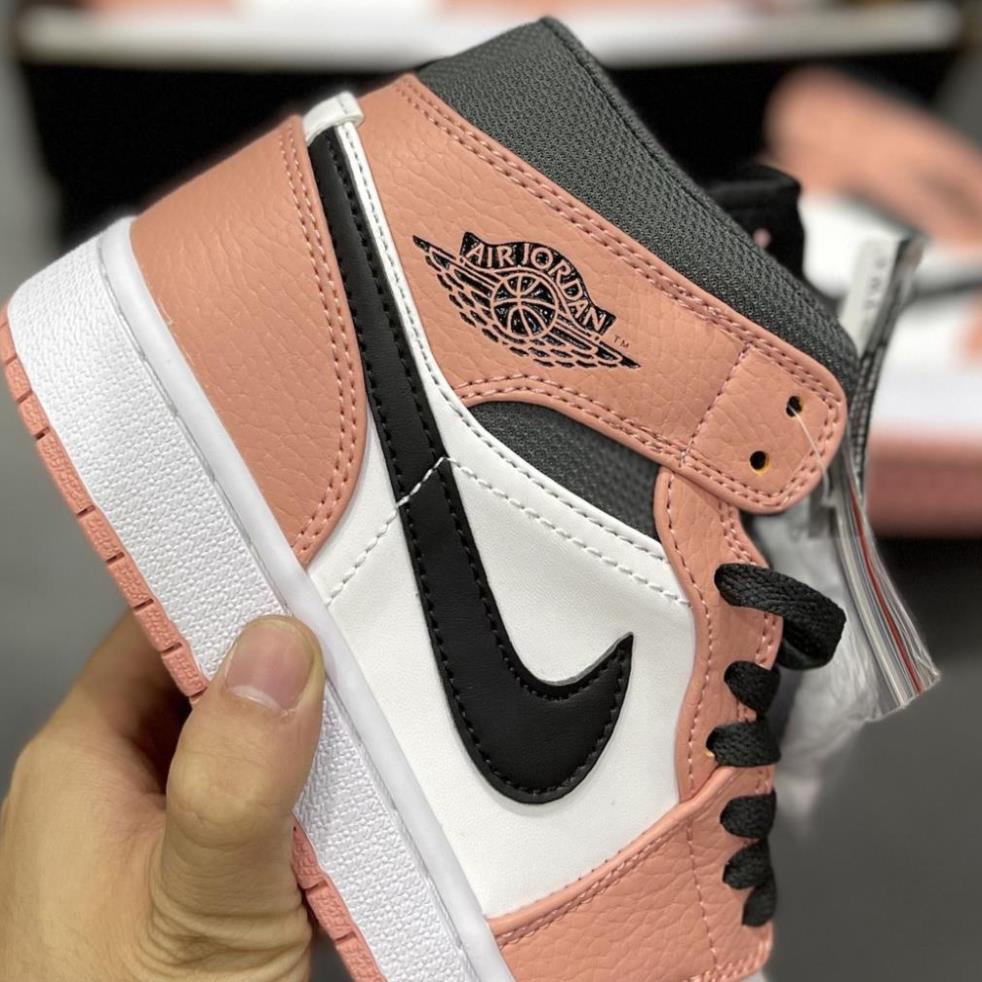 BIG SALE Giày Sneaker Jordan 1 hồng cao.Giày  jordan cao cổ hồng Thể Thao Nam Nữ Cao Cổ Full Phụ Kiện | BigBuy360 - bigbuy360.vn