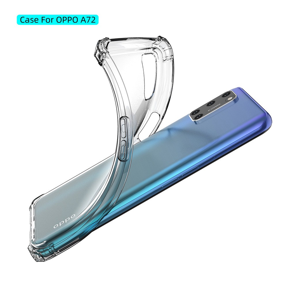 Ốp Lưng Oppo A91 A31 A1K A7 A5s A5 A9 2020 A52 A92 A72 A8 A53 Realme C2 X K3 F15 Trong Suốt - Chống Sốc | BigBuy360 - bigbuy360.vn