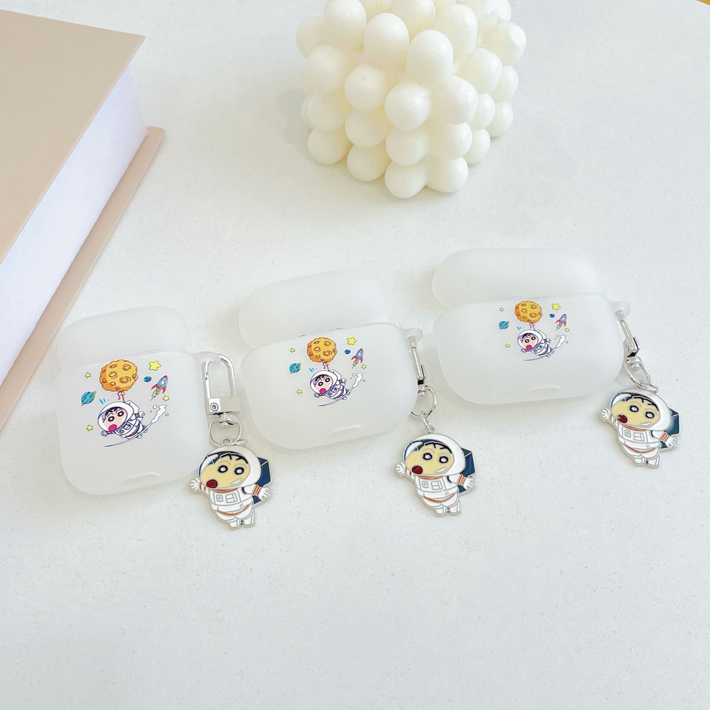 Vỏ Bảo Vệ Hộp Sạc Tai Nghe AirPods3 AirPods3 Họa Tiết Cậu Bé Bút Chì / Cậu Bé Bút Chì 2021 Mới Tiện Dụng Ốp