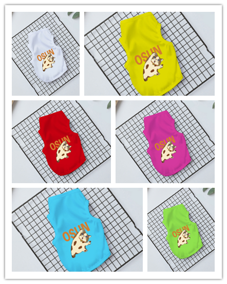 Áo thun họa tiết hoạt hình dễ thương dành cho thú cưng