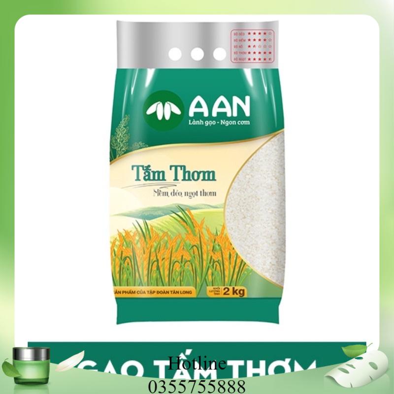 Gạo Tấm Thơm A An Túi 2kg - Nấu cơm tấm gia đình, nấu cháo cho bé ăn dặm - Dẻo mềm, thơm ngon