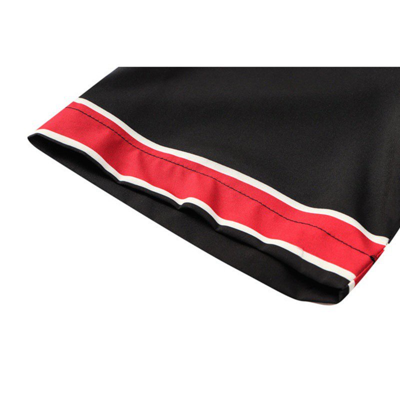 Áo Thun Polo Dáng Rộng Màu Đen In Hình Cô Gái Hiện Đại Phong Cách Retro Thời Trang Mùa Hè Cho Nam 2021 9ieB