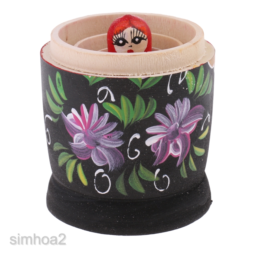 Bộ 5 Búp Bê Nga Matryoshka Bằng Gỗ # 1