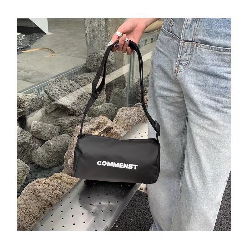 Túi Đeo Vai Thể Thao Vải Canvas In Chữ Thời Trang Mùa Hè 2022