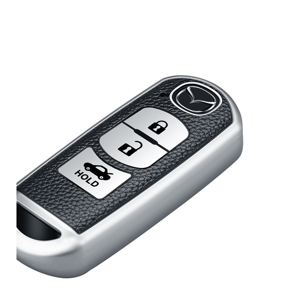 Bao Da + TPU Bảo Vệ Chìa Khóa Xe Hơi Mazda 2 3 5 6 CX-3 CX-5 CX-7 CX-9 CX8 Speed Miata MX5 2016 2017 2018