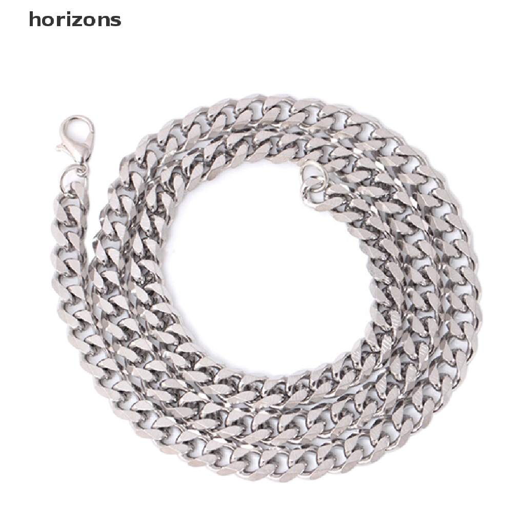 Vòng cổ Bằng Thép Không Gỉ Kích Thước 4-6mm Phong Cách Hip Hop Thời Trang Cho Nam