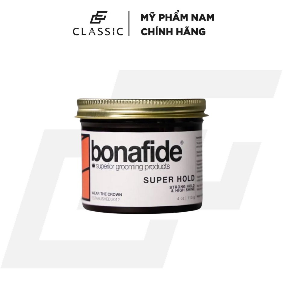 Sáp vuốt tóc Bona Fide Super Hold Pomade