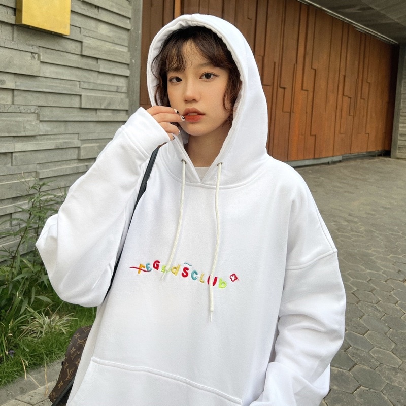 Áo Hoodie Color Thêu REGODS Unisex Form Rộng ( HOODIE COLOR )