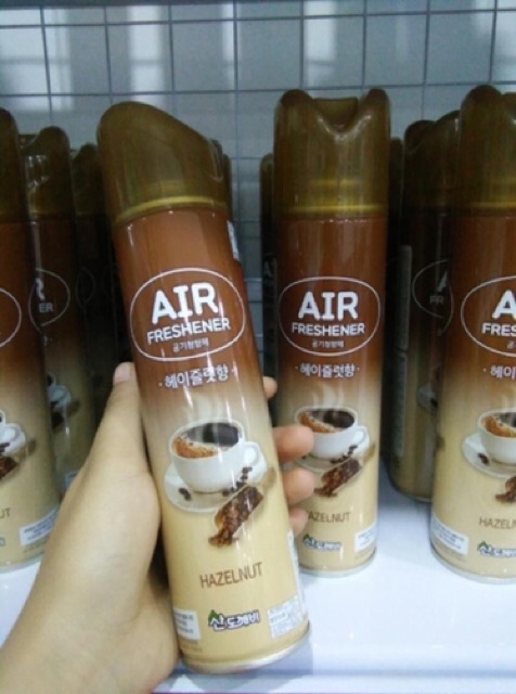 Bình xịt khử mùi hương cafe sữa 370ml - nước hoa ô tô- bình xịt cafe air chính hãng hàn quốc - Khải Huy Scar