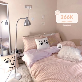 [HÀNG CÓ SĂN] FULL Bộ chăn ga gối 6 MÀU poly cotton: hoạ tiết ziczac