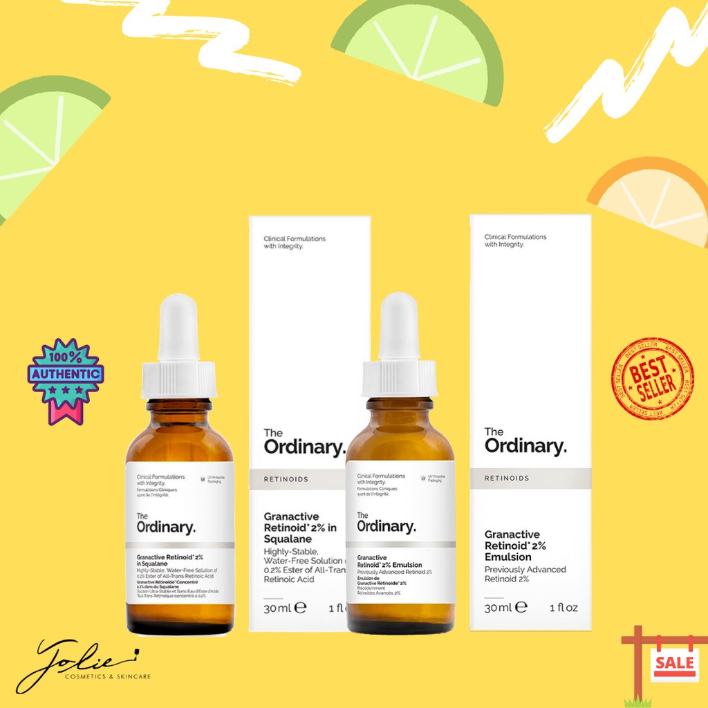 The Ordinary - Granactive Retinoid 2% - 5% Emulsion & In Squalane