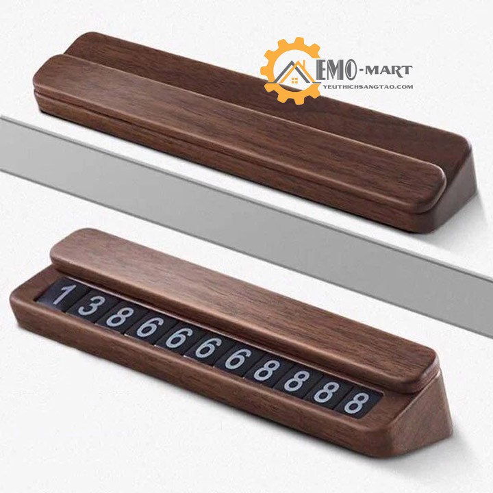 [ FREE SHIP ] Bảng gắn số điện thoại trên taplo ô tô vỏ gỗ cao cấp 💦 BH 12 THÁNG 💦 Hoàn Toàn Bằng Gỗ Thật | BigBuy360 - bigbuy360.vn