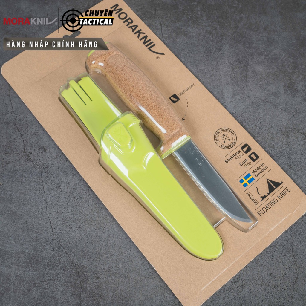 Dụng cụ Dao phượt, dao dã ngoại Morakniv® Floating Serrated Knife - Thép Không Gỉ Hàng nhập chính hãng - Made in Sweden