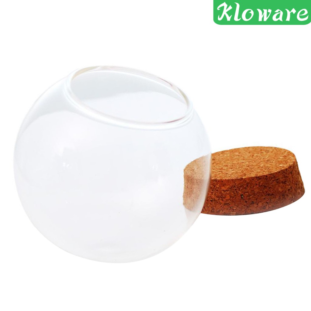 Bình thủy tinh có nắp đậy trang trí nội thất hiện đại