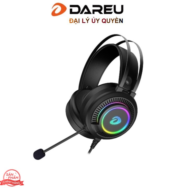 [Mã 257ELSALE giảm 7% đơn 300K] Tai nghe gaming DAREU EH416 RGB giả lập 7.1 cắm cổng USB