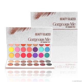 [Hàng mới về] Bảng phấn mắt mắt nhung mịn lấp lánh 63 màu Beauty Glazed