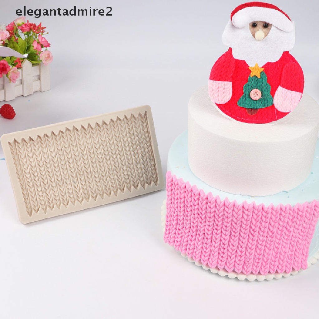 [gant] Khuôn Silicone Tạo Hình Đan Len Họa Tiết