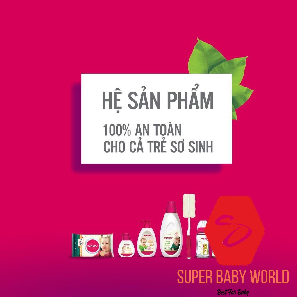 Combo 3 gói khăn ướt Mamamy 100 tờ có nắp không mùi
