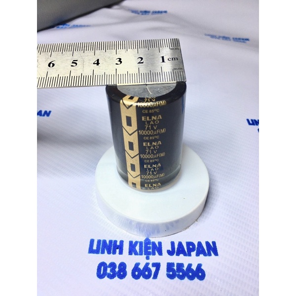 Tụ lọc nguồn audio Elna 71V-10.000uf -100% made in japan