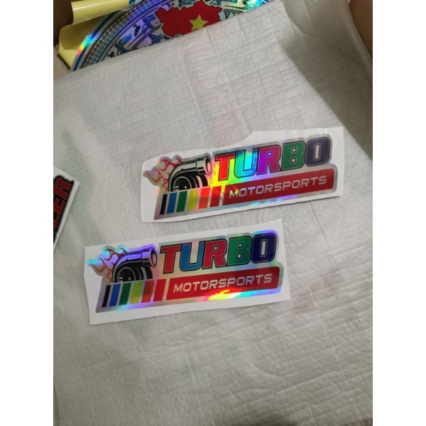 Tem dân trang trí xe tải VẠN DẶM BÌNH AN, tem dán TURBO 7 màu siêu chất.