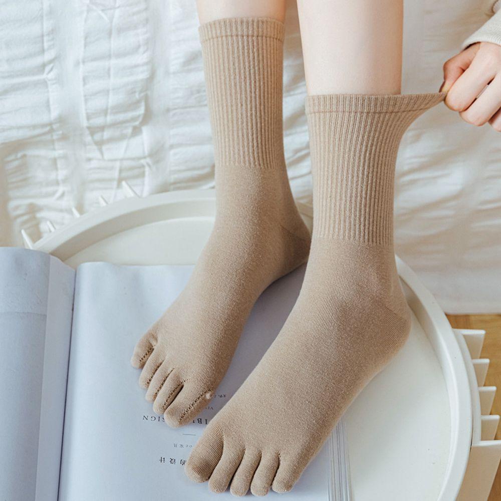 Vớ Cotton Năm Ngón Thoáng Khí Thời Trang Mùa Xuân Cho Nữ