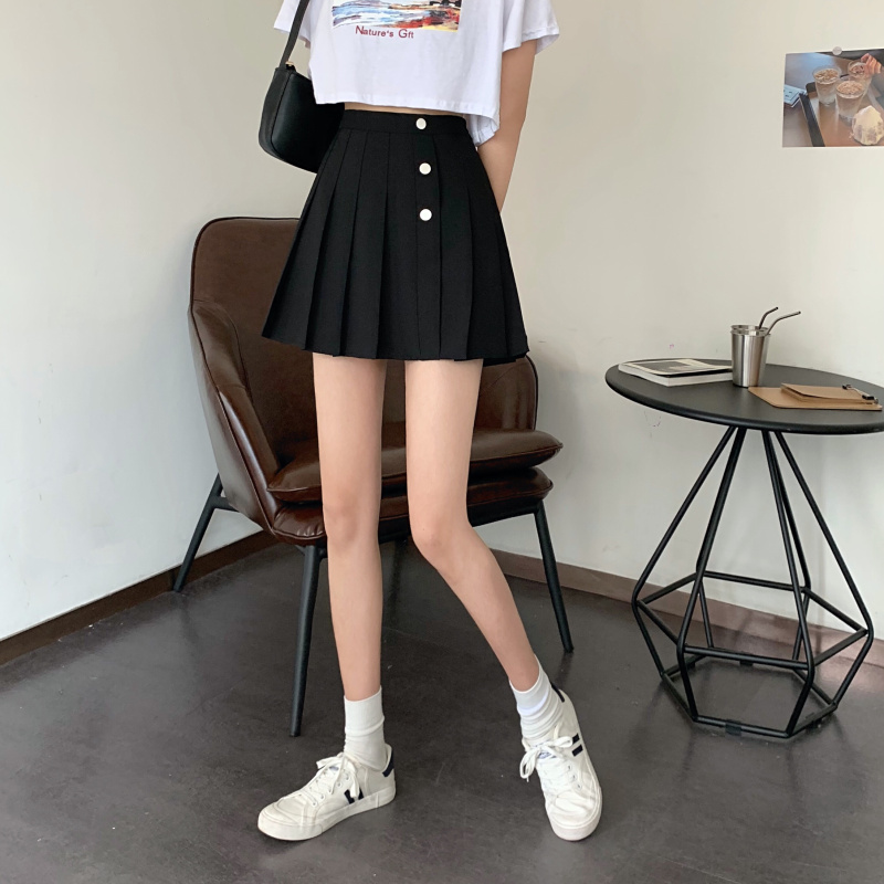 Chân Váy Chữ A Lưng Cao Phong Cách Hàn Quốc | BigBuy360 - bigbuy360.vn
