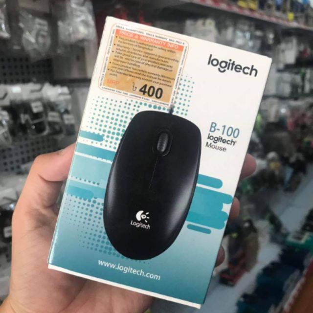 Chuột Quang Có Dây Logitech B-100