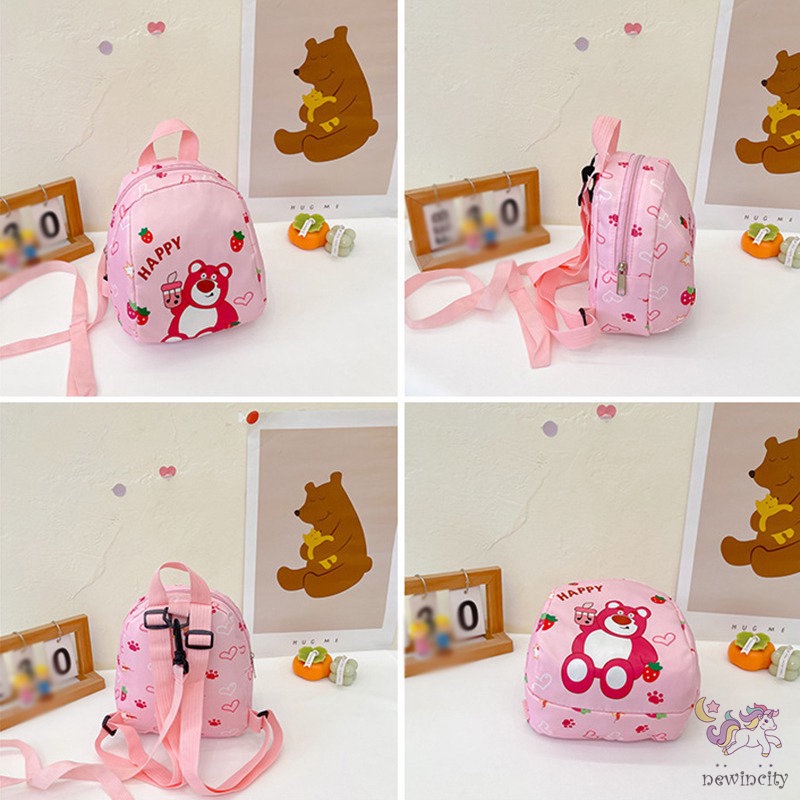 Balo Đi Học In Họa Tiết Hoạt Hình Dễ Thương Phong Cách Hàn Quốc Cho Bé