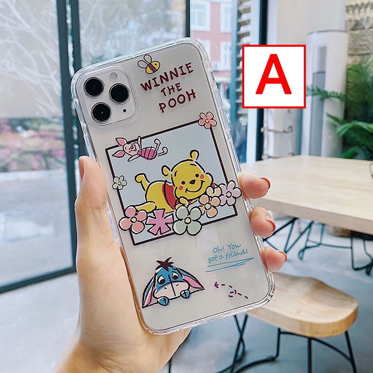 Ốp điện thoại mềm in hình Winnie The Pooh dành cho iphone 7 8 6s plus 6plus 11 pro max X XR 7plus iphone 12 pro max 8plus | BigBuy360 - bigbuy360.vn