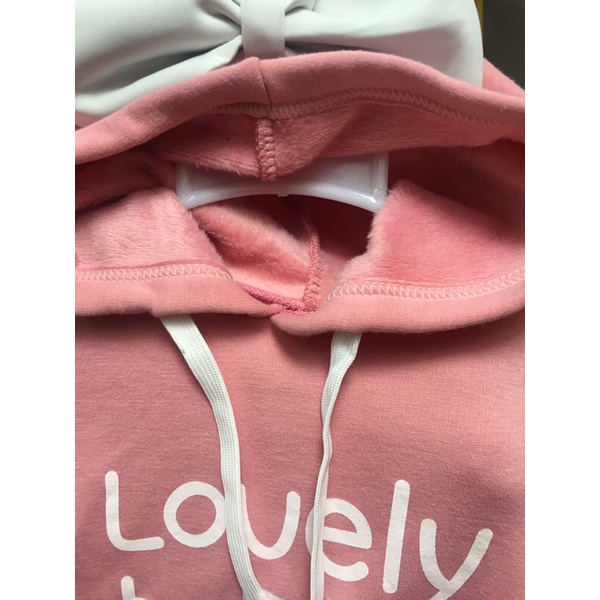 Set body nỉ lông hoddie siêu dễ thương cho bé từ 6-10kg