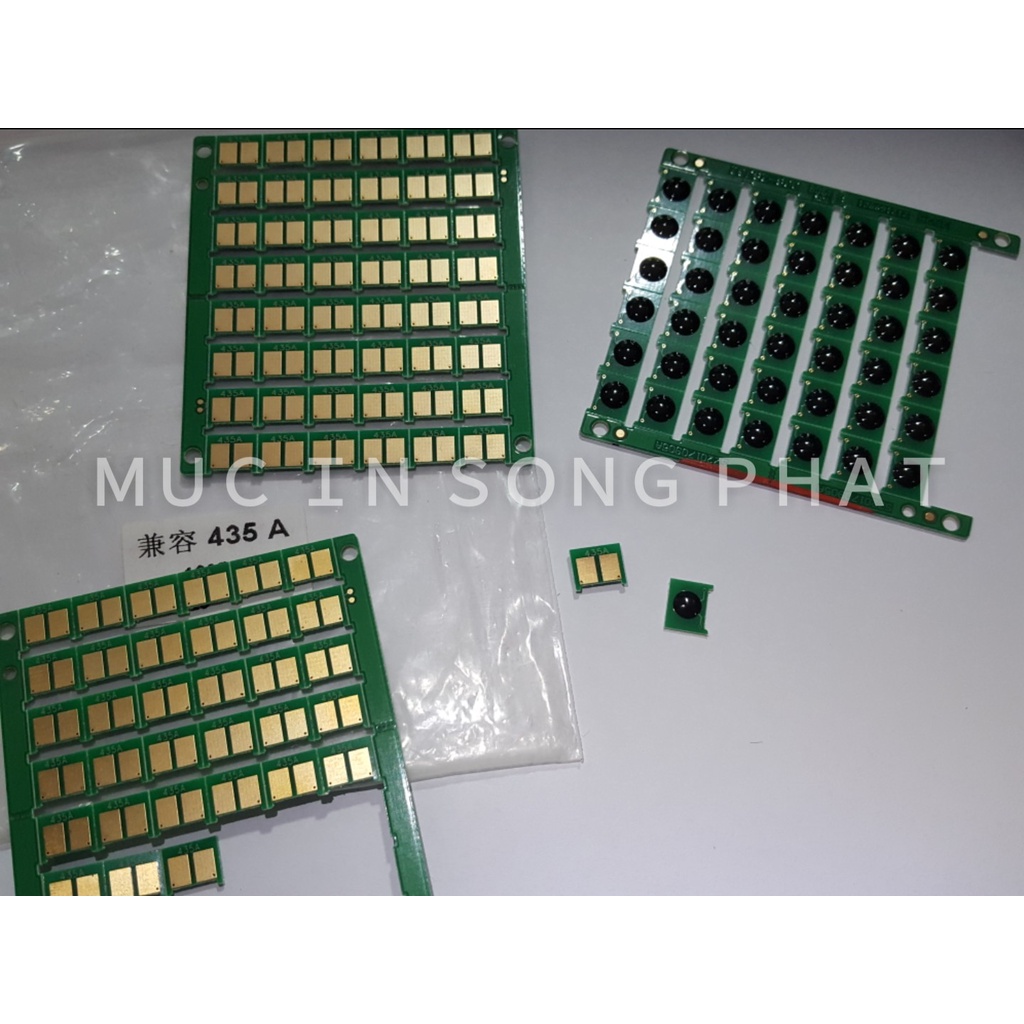 Bộ 5 con Chip Hp 35A - Dùng Cho Máy in Hp 1005-1006-1505/Ca non LBP 3050-3100