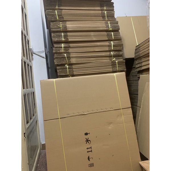 10 Thùng giấy siêu lớn 65x50x50, 66x40x50, 50x50x60 đóng hàng chuyển nhà, 5 lớp giấy dày cứng (Giao nhanh liền gấp)