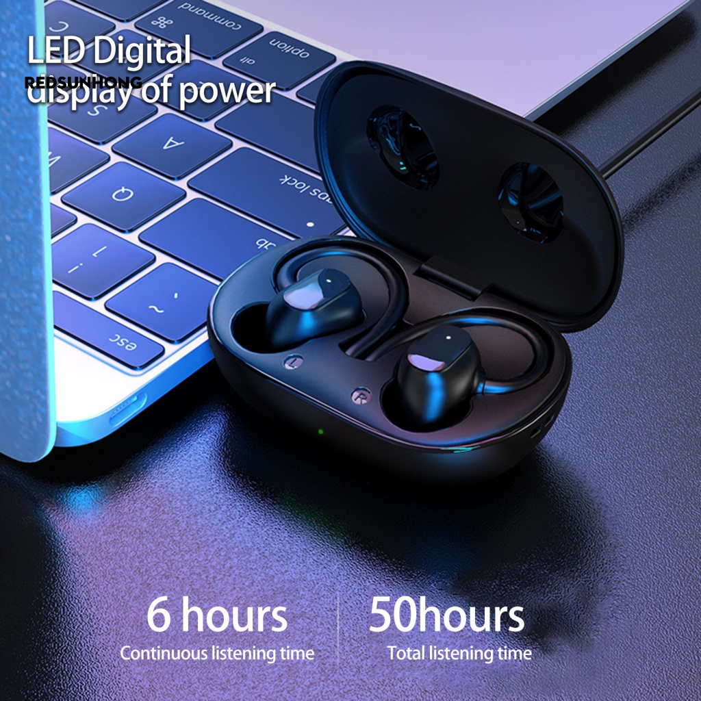 Tai Nghe Bluetooth 5.1 Không Dây Nhỏ Gọn Thích Hợp Chơi Game Leo Núi