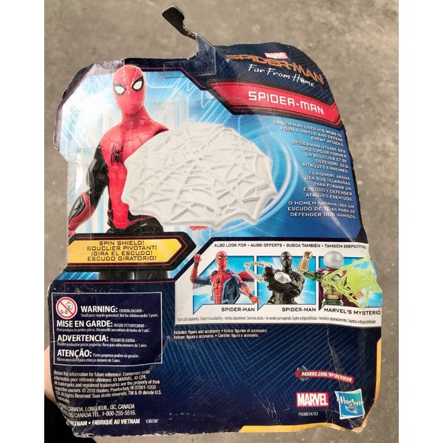 [Mã LIFE0503TOYS giảm 10% đơn 0Đ] [Sale] mô hình Spiderman Marvel chính hãng( hộp bẹp)