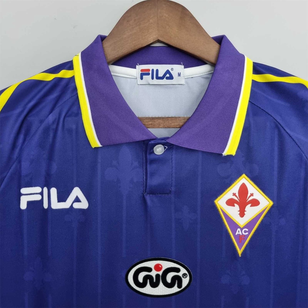 Áo Bóng Đá Đội Tuyển Fiorentina 97-98 Phong Cách Retro