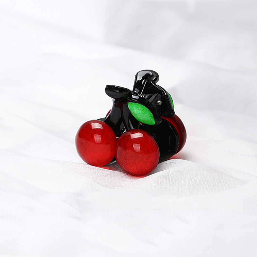 Kẹp Tóc Hình Trái Cherry Nhiều Màu Thời Trang Cho Nữ