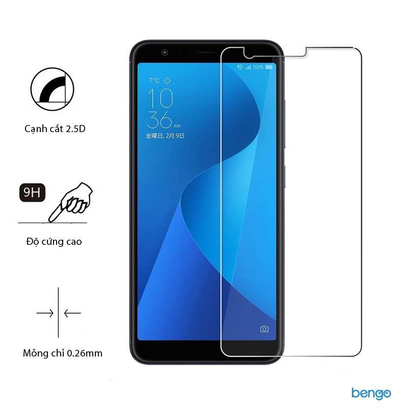 Dán màn hình cường lực Asus ZenFone Max Plus M1 (ZB570TL) 9H+