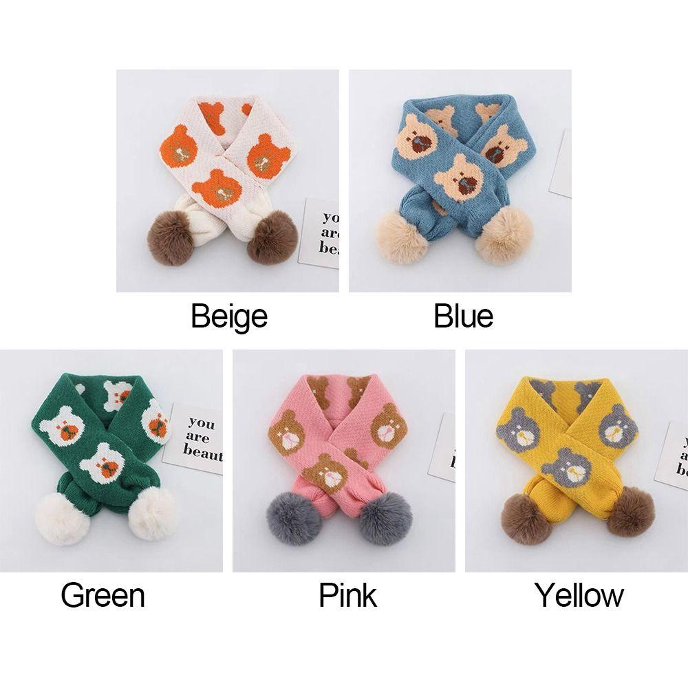 Khăn Choàng Cổ Giữ Ấm Chống Gió Chất Liệu cashmere Dày Dặn Cho Bé