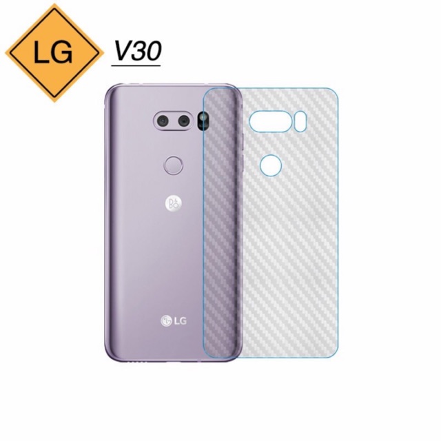 DÁN VÂN CARBON MẶT LƯNG LG V30